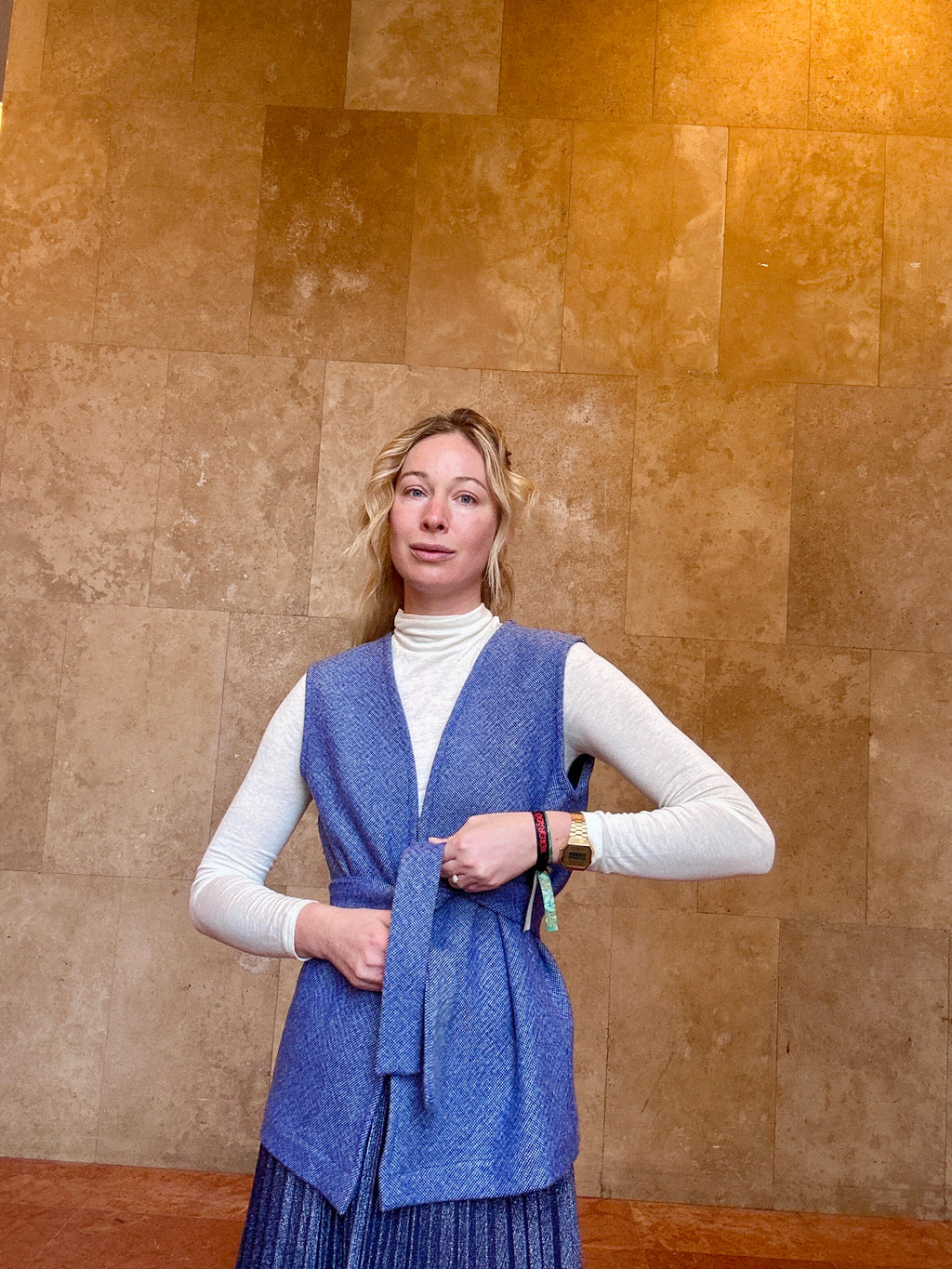 'ZERO'  wrap női gyapjú mellény