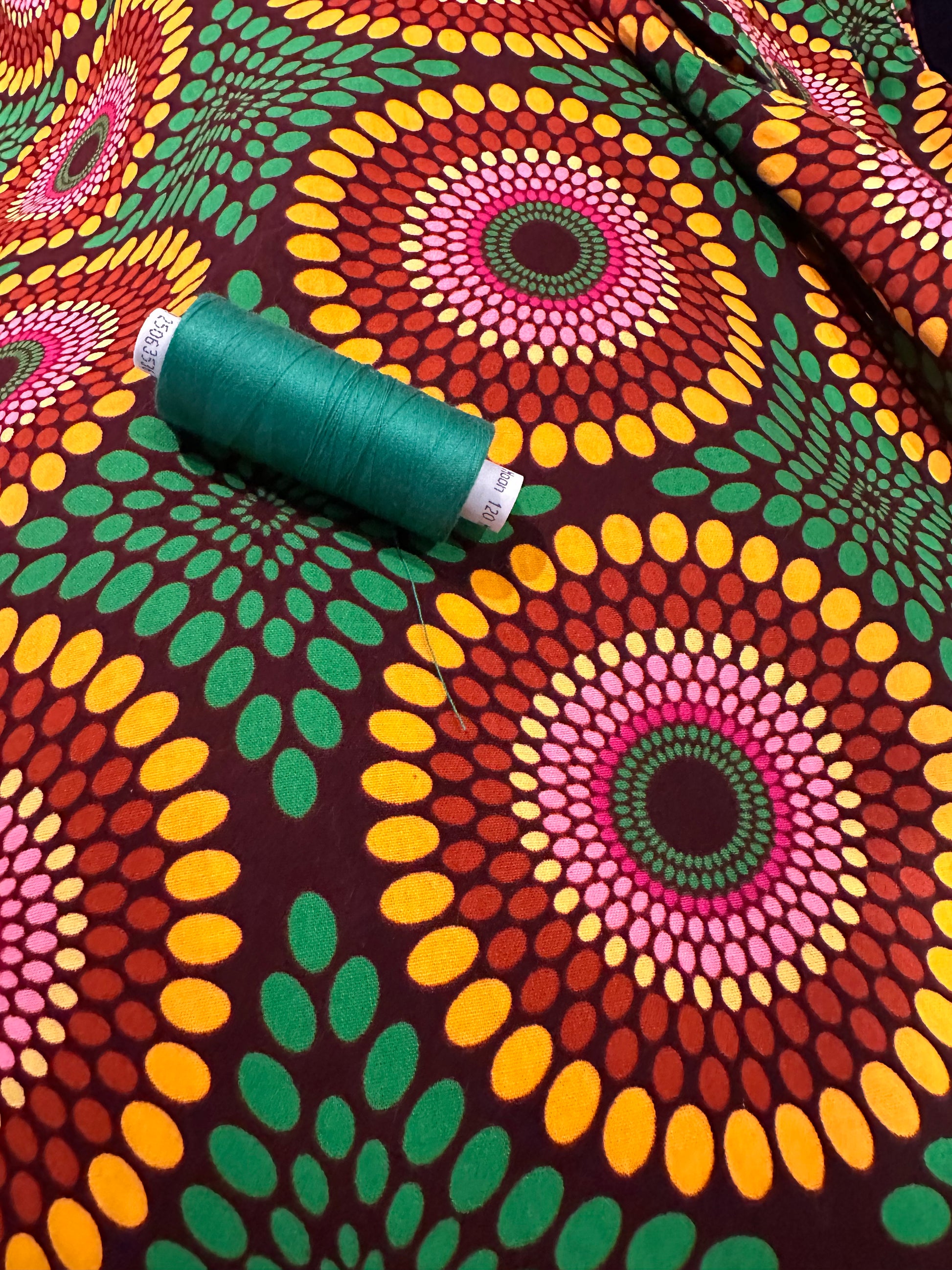 TEO ruha holland wax pamutvászon női ruha 'LARGE'