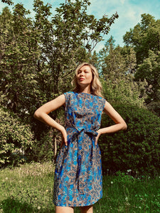 'TEO ISRA'  holland wax mandala mintás pamutvászon női ruha