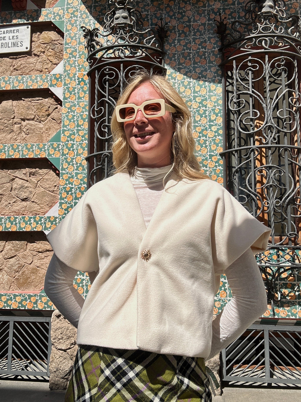 'EELKE' gyapjú kardigán