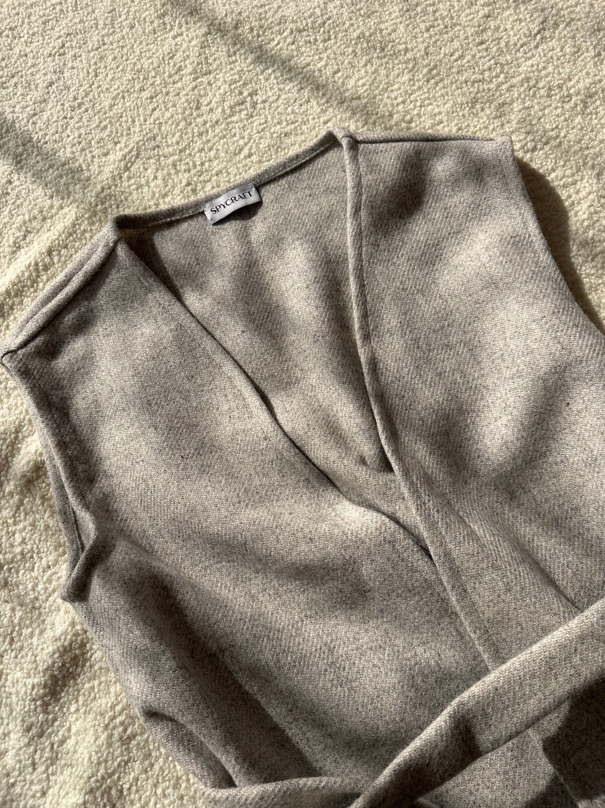 'ZERO  ' rövid wrap női gyapjú mellény