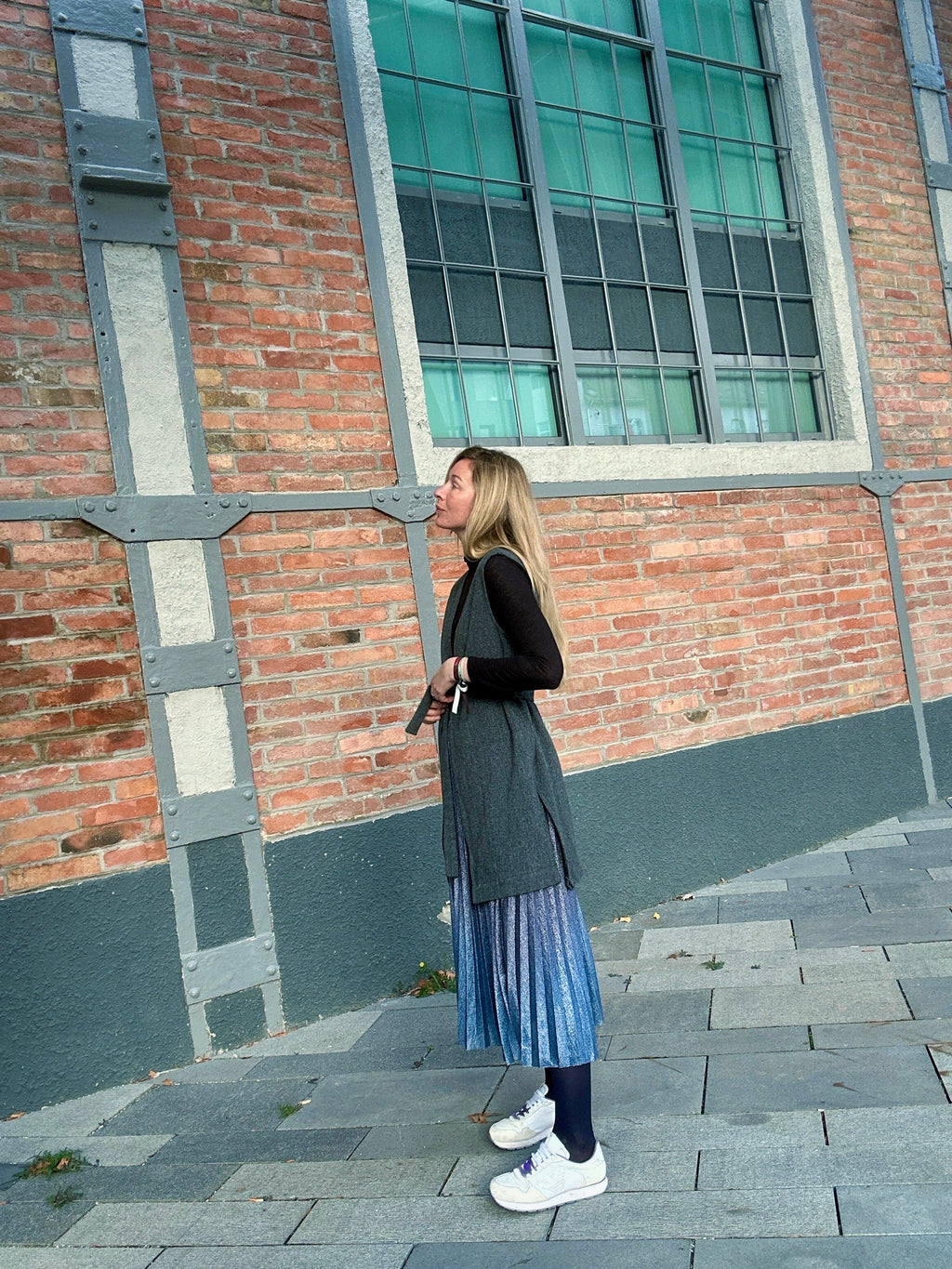 'ZERO'  szürke gyapjú mellény 'XS'