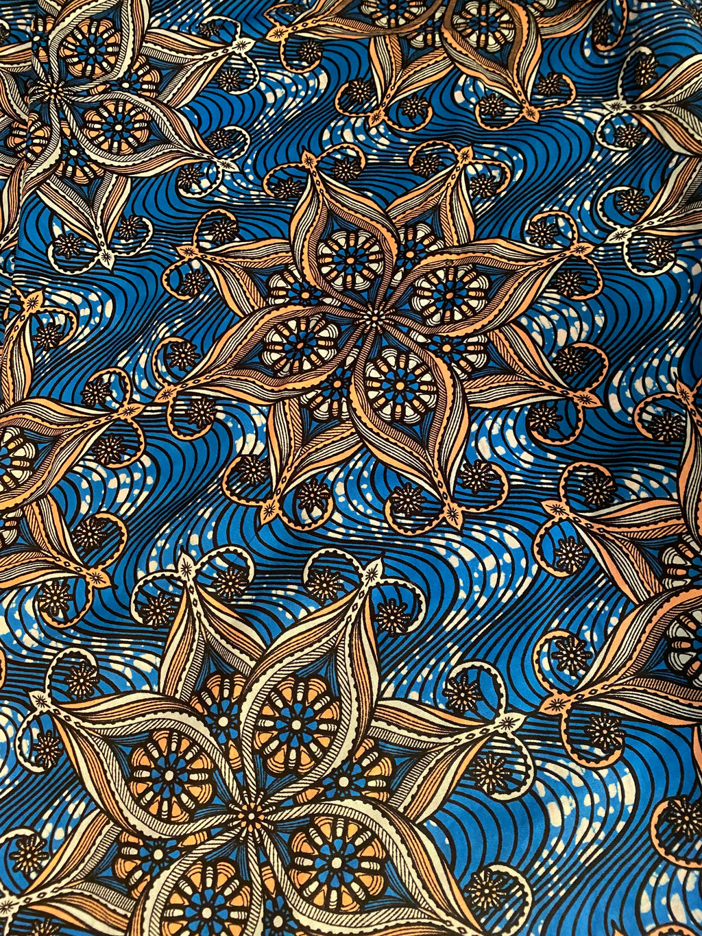 'TEO ISRA'  holland wax mandala mintás pamutvászon női ruha